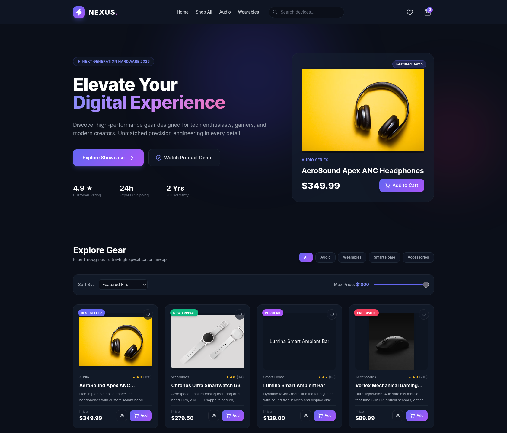 E-commerce Website